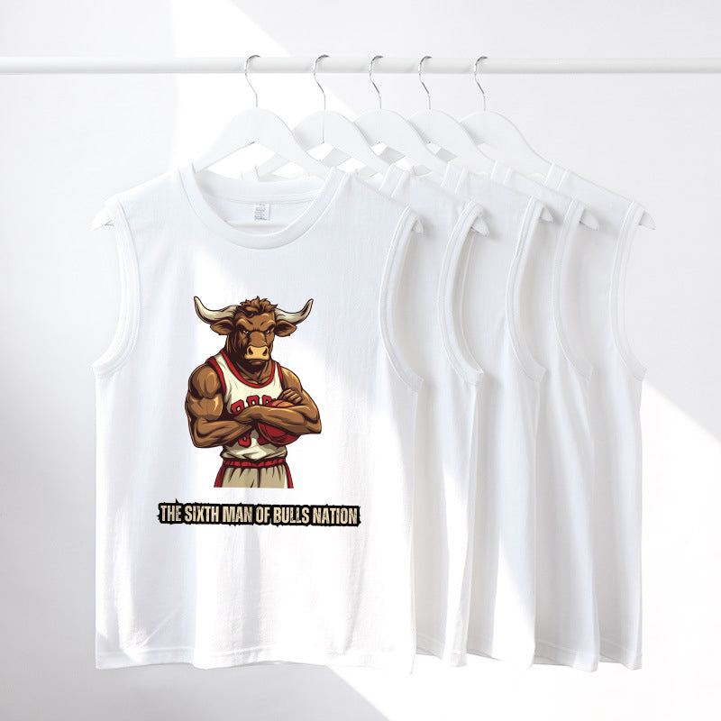 The Sixth Man Bulls Nation Cotton Tank Top