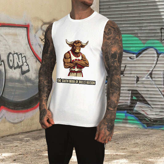 The Sixth Man Bulls Nation Cotton Tank Top