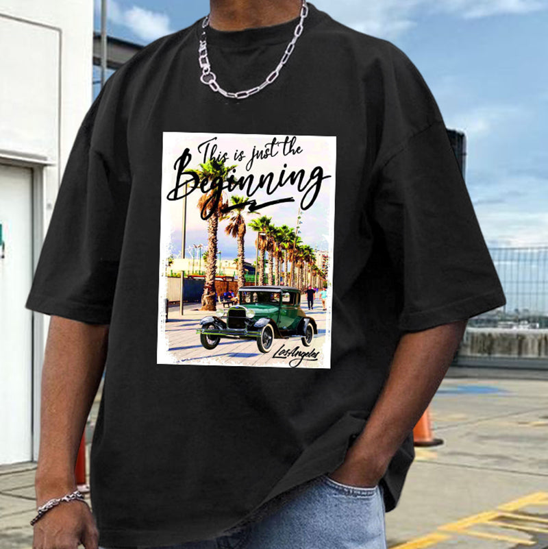 Los Angeles Sunset Boulevard Road Trip T-Shirt Big & Tall