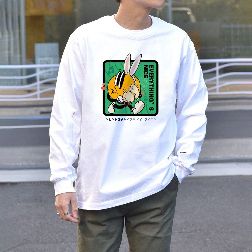 Let's Dance Samba Men's Cotton Long Sleeve Tee-A