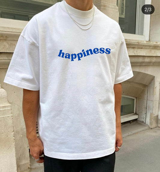 Happiness Men's Cotton T-shirt 230g Big & Tall