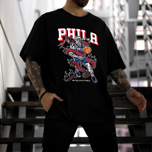 Men's Philadelphia 76ers Basketball Team T-Shirts Big & Tall