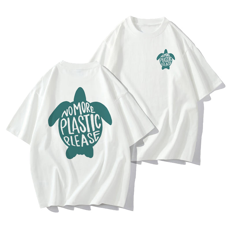 No More Plastic Men's Ocean Defender Big & Tall T-shirt