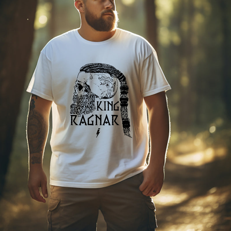 King Ragnar Norse Legend Inspired Tee Big and Tall