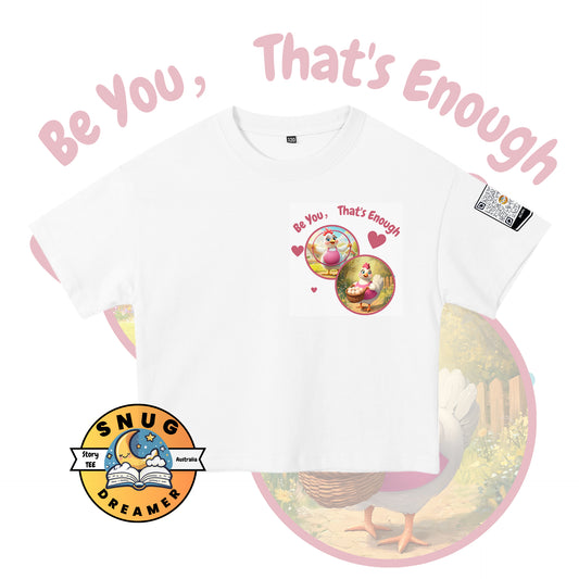 The Hen Print Kids' Storytime T-Shirt with QR Code