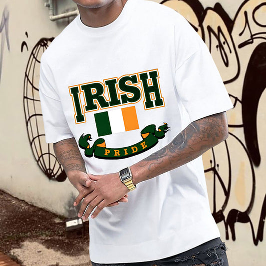 Emerald Isle Flag-Inspired Irish Pride Tee Big & Tall