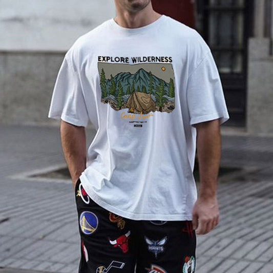 Explore Wilderness Graphic Print Men's T-Shirt Big & Tall