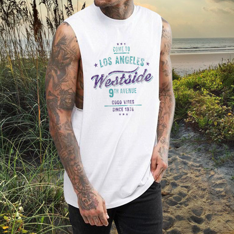 Men's LA Westside Vintage Print Tank Top