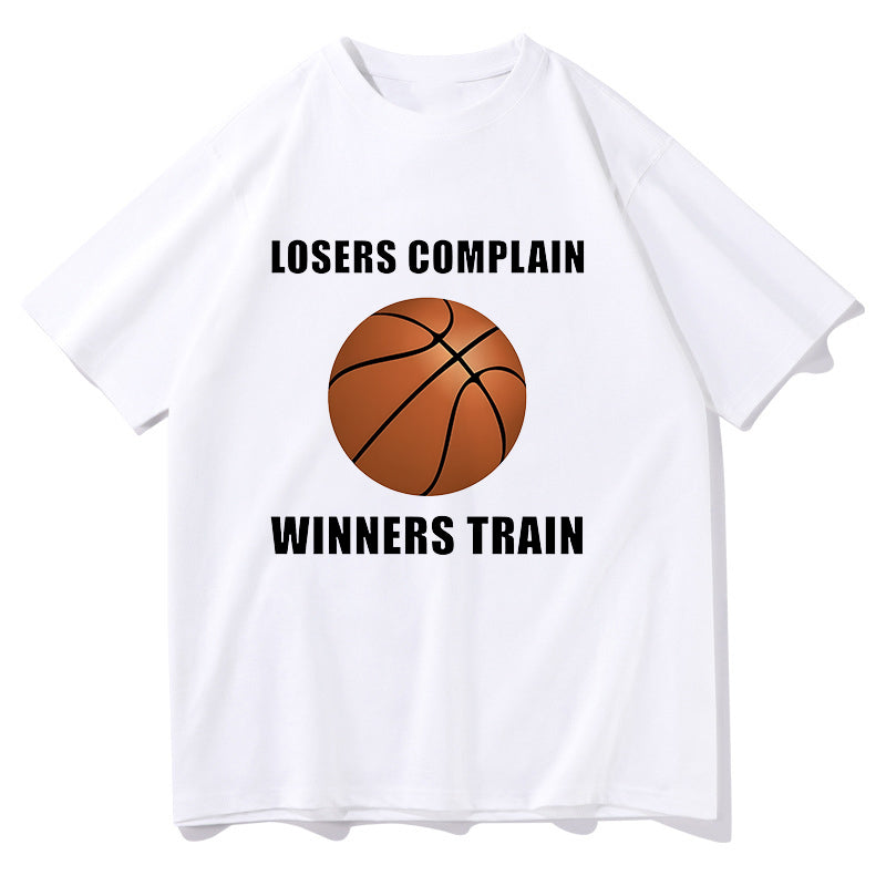 Positive Quotes B-Ball Inspired Men's Cotton Tee Big & Tall