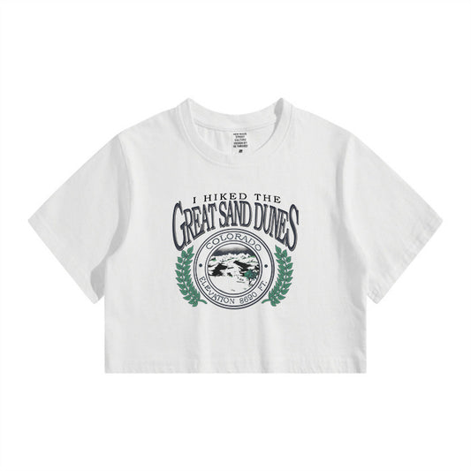 Lady's Great Sand Dunes Crop Tee