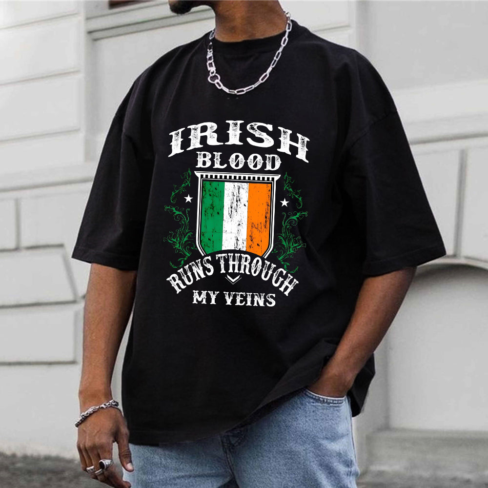 Irish Tricolor Pride Men's Celebrations Tee Big & Tall