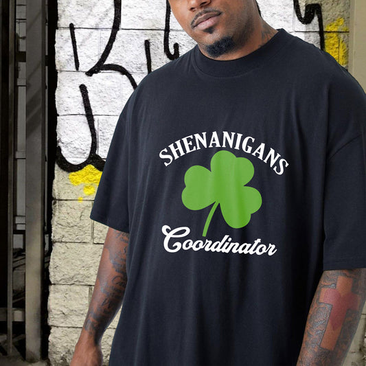 Men's Irish Shenanigans Authority Shamrock T-Shirt Big & Tall