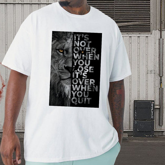 Lion's Strength Motivation Men's T-Shirt