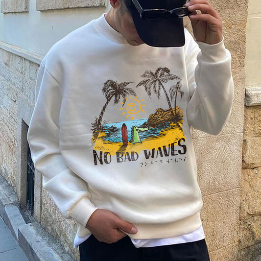 No Bad Waves Men's Sweatshirt