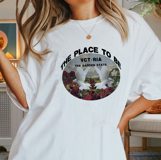 Victoria Print Women's Cotton T-shirt