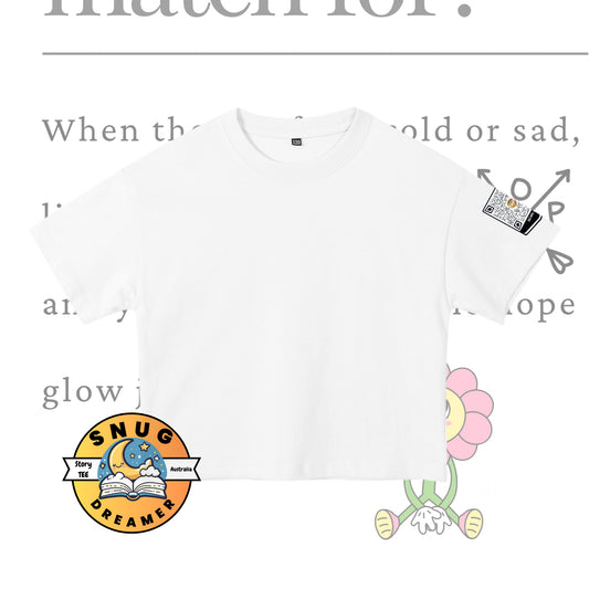 A Spark of Hope Kids Story Tee – Inspired by The Little Match Girl