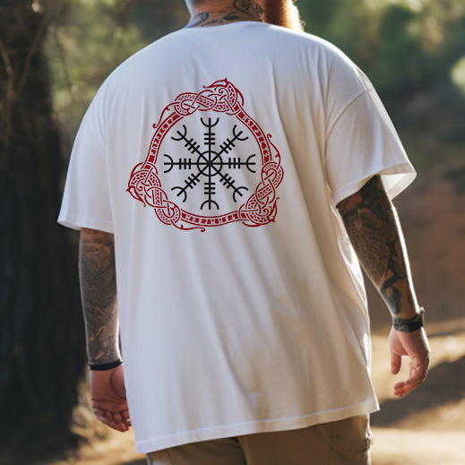 Viking Symbols Men's Cotton T-shirt