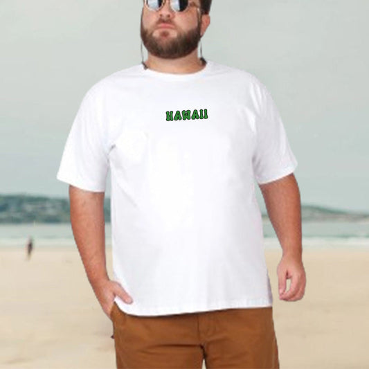 Hawaiian Vacation Scene Tropical Paradise Day Tee Big & Tall