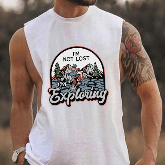Men's Hiking Graphic Print Tank Top