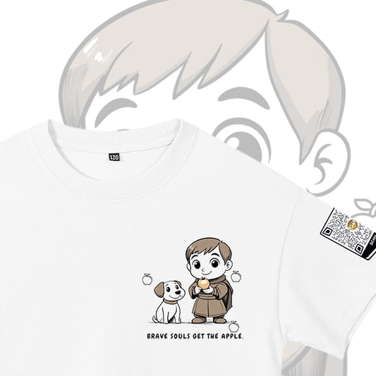 Brave Viking Story Shirt for Kids – Scan to Hear the Tale!