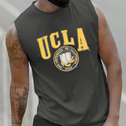 UCLA Print Sports Casual Men's Tank Top-C