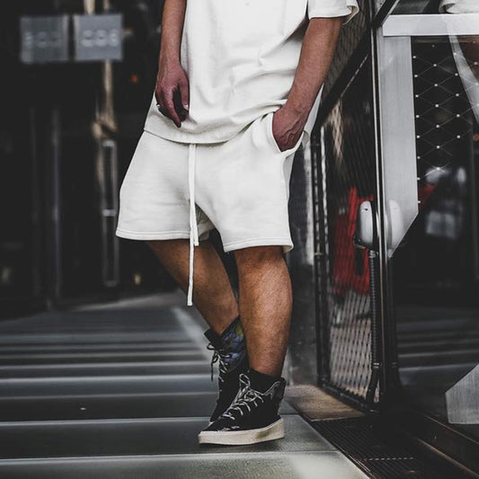 Men's Basic Elastic Waistband Shorts