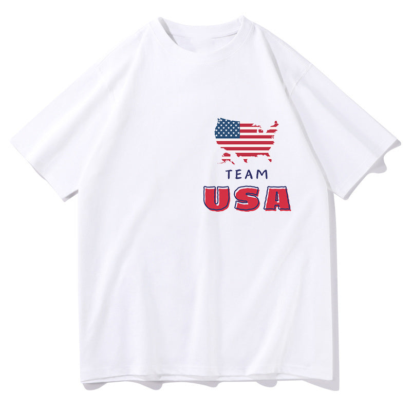 Team USA Men's Cotton Shorts Sleeve T-shirt Big & Tall