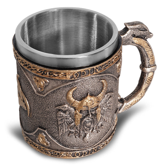 Odin and Raven Design Stainless Steel Mug