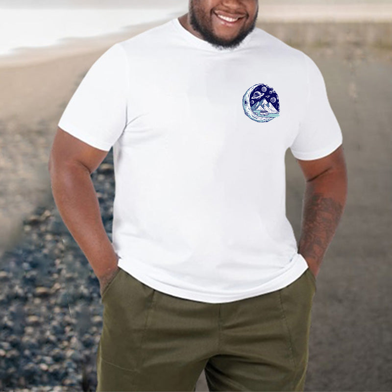 Starry Seaside Waves Men's T-Shirt