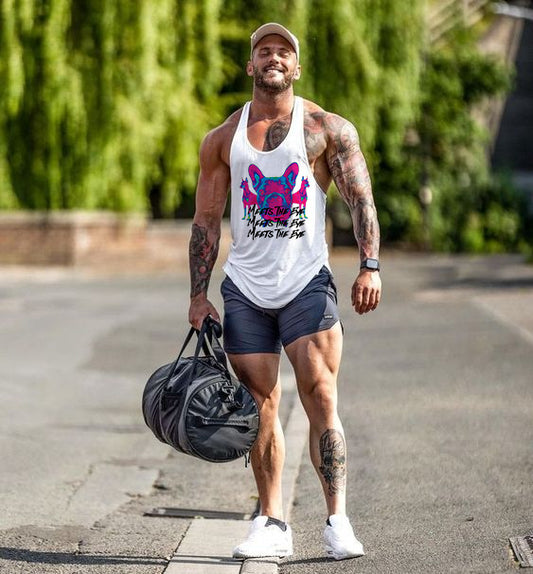 Dog Graphics Casual Men's Tank Top-A