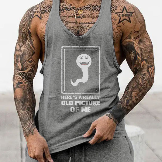 Men's Funny Graphics Casual Tank Tops