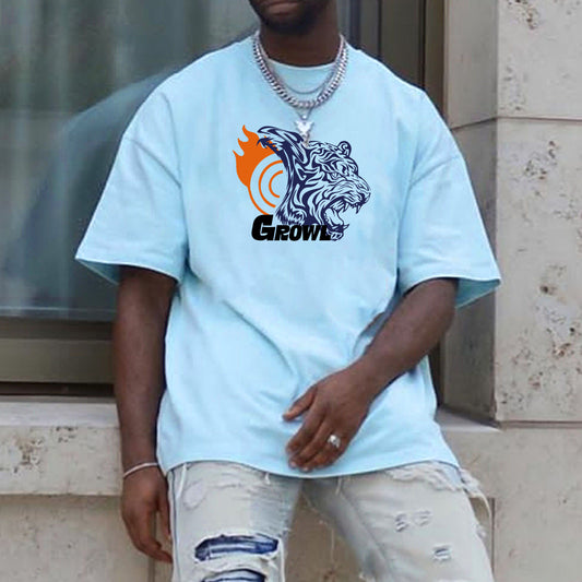 Tiger Graphics Casual Men’s T-shirts