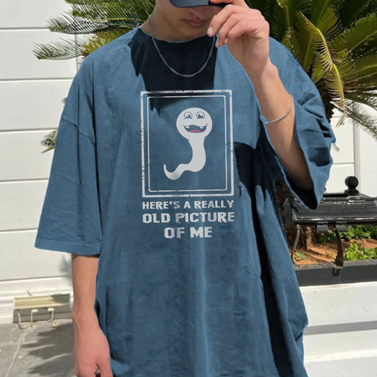 Men's Funny Ghost Graphics Casual T-Shirts