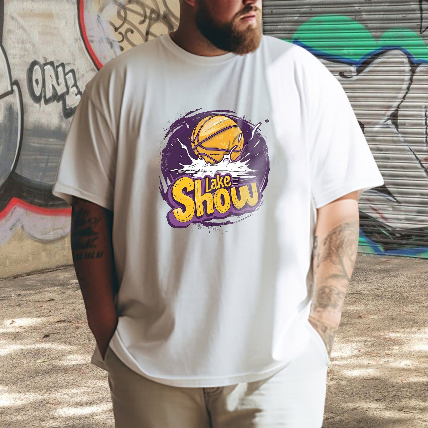Lake Show Men's Cotton T-Shirts Big & Tall