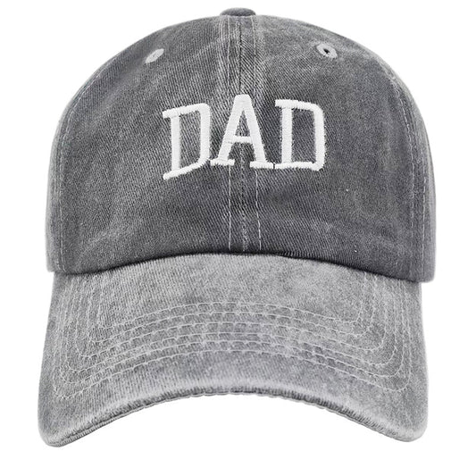 DAD/MOM Embroidered Washed Cap Hat