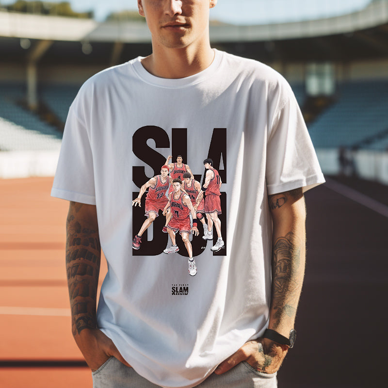 Slam Dunk Legends Anime Basketball Heroes Print Tee Big & Tall