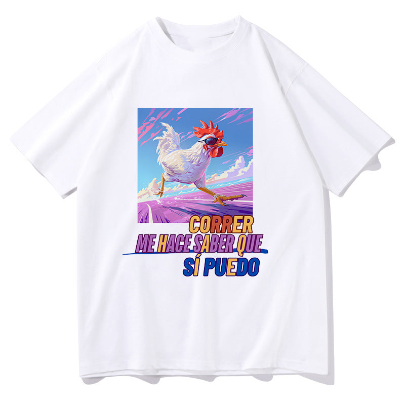 Running Gallic Rooster Men's Short Sleeve T-shirt Big & Tall
