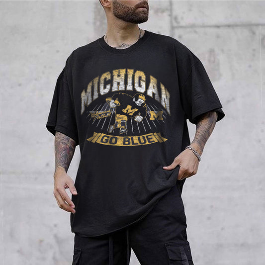 Michigan Football Men's Oversized T-Shirts