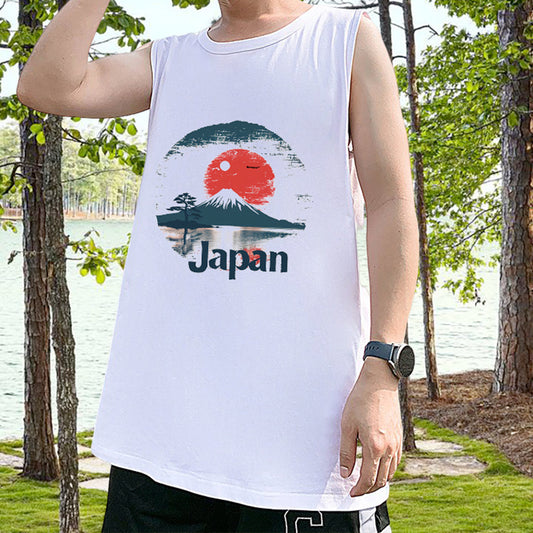 Fuji Mountain Essence Men's Cotton Tank Top