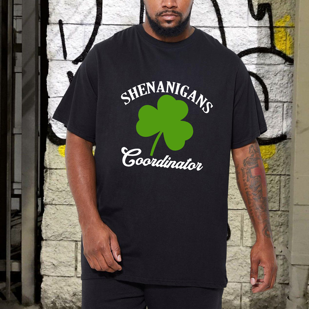 Men's Irish Shenanigans Authority Shamrock T-Shirt Big & Tall