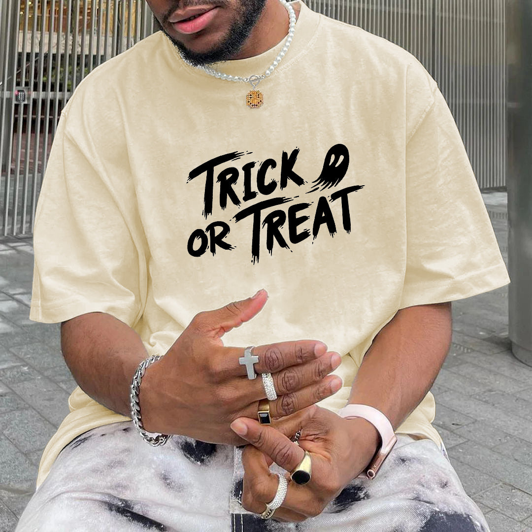 Trick or Treat Men's Halloween Cotton Tee