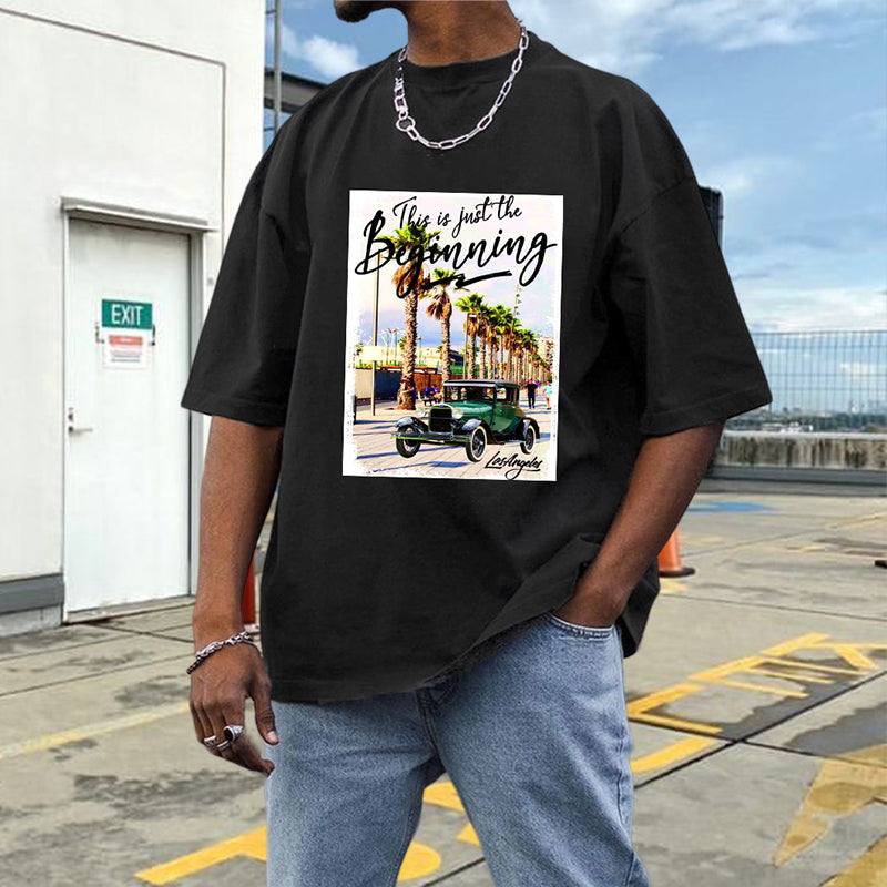 Los Angeles Sunset Boulevard Road Trip T-Shirt Big & Tall