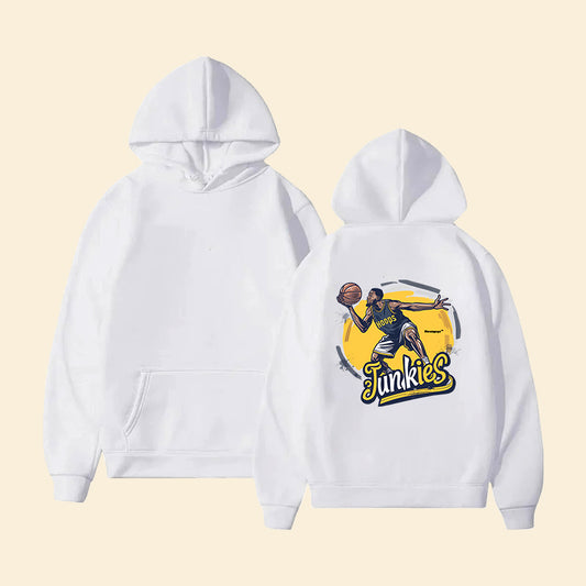 Hoops Junkie Basketball Player Men's Hoodie