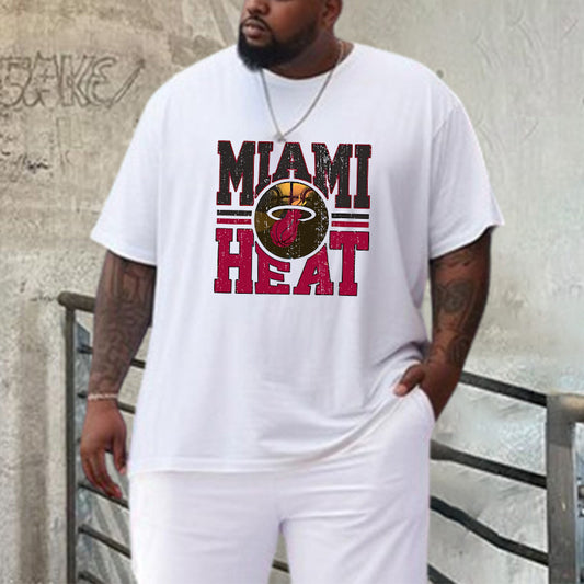 Men's Miami Heat Streetwear Cotton T-Shirts