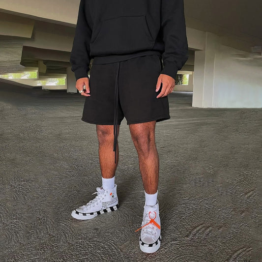 Men's Basic Elastic Waistband Shorts