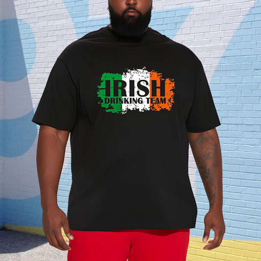Ireland's Finest Drinkers Irish Drinking Team Flag Tee Big & Tall