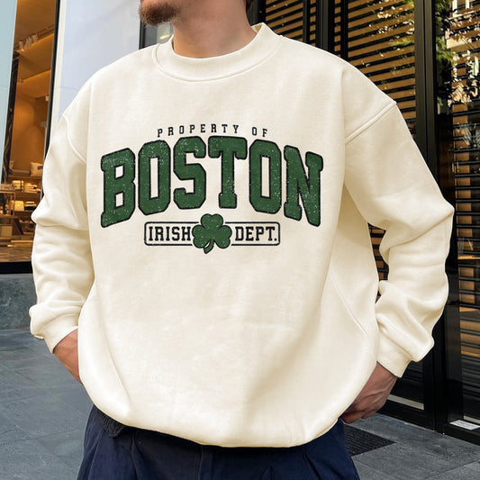 Boston Irish Pride Men's Fashion Sweatshirts