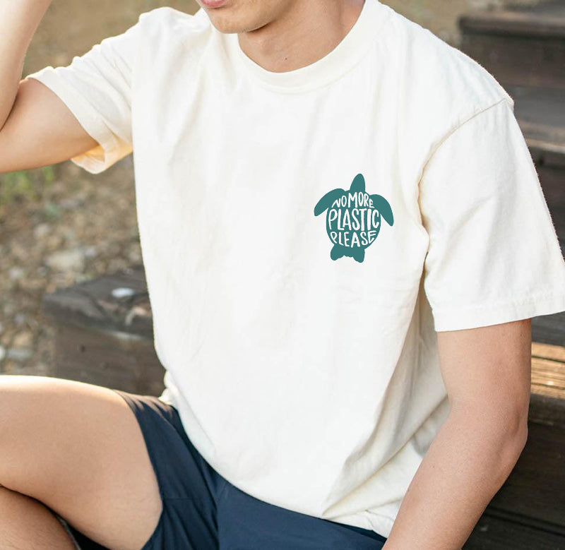 No More Plastic Men's Ocean Defender Big & Tall T-shirt