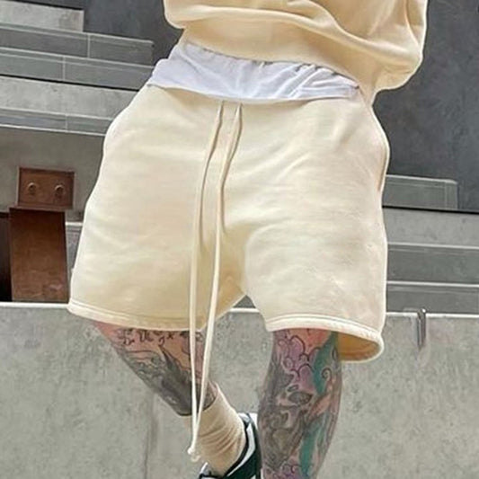 Men's Basic Elastic Waistband Shorts