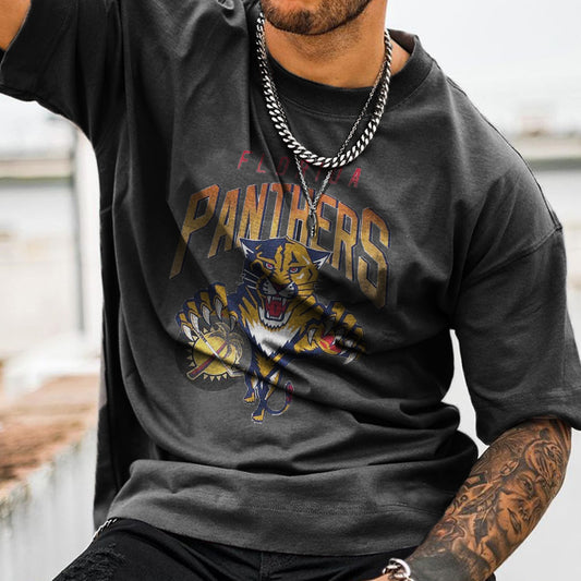 Florida Penthers Men's Loose Fit T-Shirts